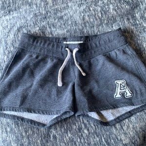 kids Abercrombie grey sweat shorts!
